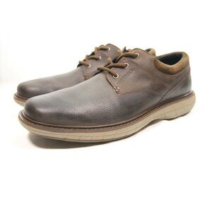 Merrell World Vue Lace-Up Shoes Men's 10.5 M Dark Brown Leather Oxford J94353